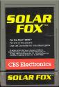 Solar Fox Atari cartridge scan