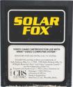 Solar Fox Atari cartridge scan