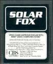 Solar Fox Atari cartridge scan