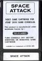 Space Attack Atari cartridge scan