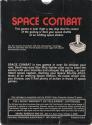 Space Combat Atari cartridge scan