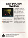 Space Invaders Atari cartridge scan