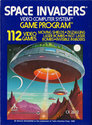 Space Invaders Atari cartridge scan