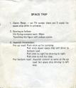 Space Trip Atari instructions