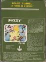 Space Tunnel - Le Tunnel de L'Estace Atari cartridge scan