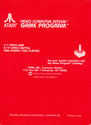 Space War Atari cartridge scan
