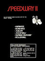 Speedway II Atari cartridge scan
