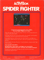 Spider Fighter Atari cartridge scan