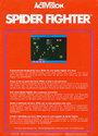 Spider Fighter Atari cartridge scan