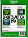 Sports Action Pak - Enduro / Ice Hockey / Fishing Derby / Dragster Atari cartridge scan