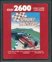 Sprint Master Atari cartridge scan