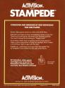 Stampede Atari cartridge scan
