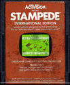 Stampede Atari cartridge scan