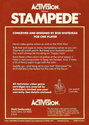 Stampede Atari cartridge scan