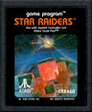 Star Raiders Atari cartridge scan