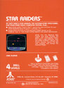 Star Raiders Atari cartridge scan