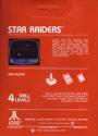 Star Raiders Atari cartridge scan