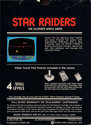 Star Raiders Atari cartridge scan
