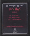 Star Ship Atari cartridge scan