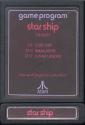 Star Ship Atari cartridge scan