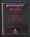 Star Ship Atari cartridge scan