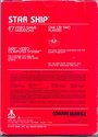 Star Ship Atari cartridge scan