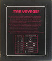 Star Voyager Atari cartridge scan