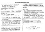 Star Warrior Atari instructions
