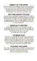 Stargunner Atari instructions