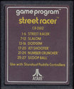 Street Racer Atari cartridge scan