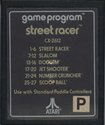 Street Racer Atari cartridge scan