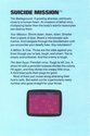 Suicide Mission Atari instructions