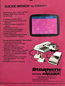 Suicide Mission Atari tape scan
