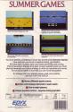 Summer Games Atari cartridge scan