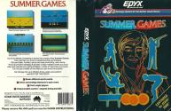 Summer Games Atari cartridge scan