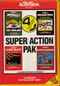 Super Action Pak - Pitfall! / Grand Prix / Laser Blast / Barnstorming Atari cartridge scan