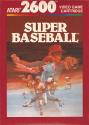 Super Baseball Atari cartridge scan