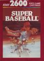 Super Baseball Atari cartridge scan