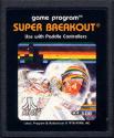 Super Breakout Atari cartridge scan