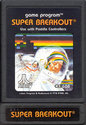 Super Breakout Atari cartridge scan