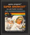 Super Breakout Atari cartridge scan