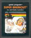 Super Breakout Atari cartridge scan