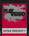 Super Breakout Atari cartridge scan