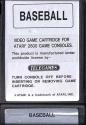 Super Challenge Baseball Atari cartridge scan