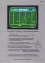 Super Challenge Football Atari cartridge scan