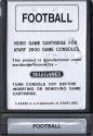 Super Challenge Football Atari cartridge scan