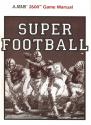 Super Football Atari instructions