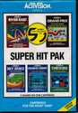 Super Hit Pak - River Raid / Grand Prix / Fishing Derby / Sky Jinks / Checkers Atari cartridge scan