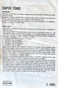 Super Tennis Atari instructions