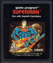 Superman Atari cartridge scan